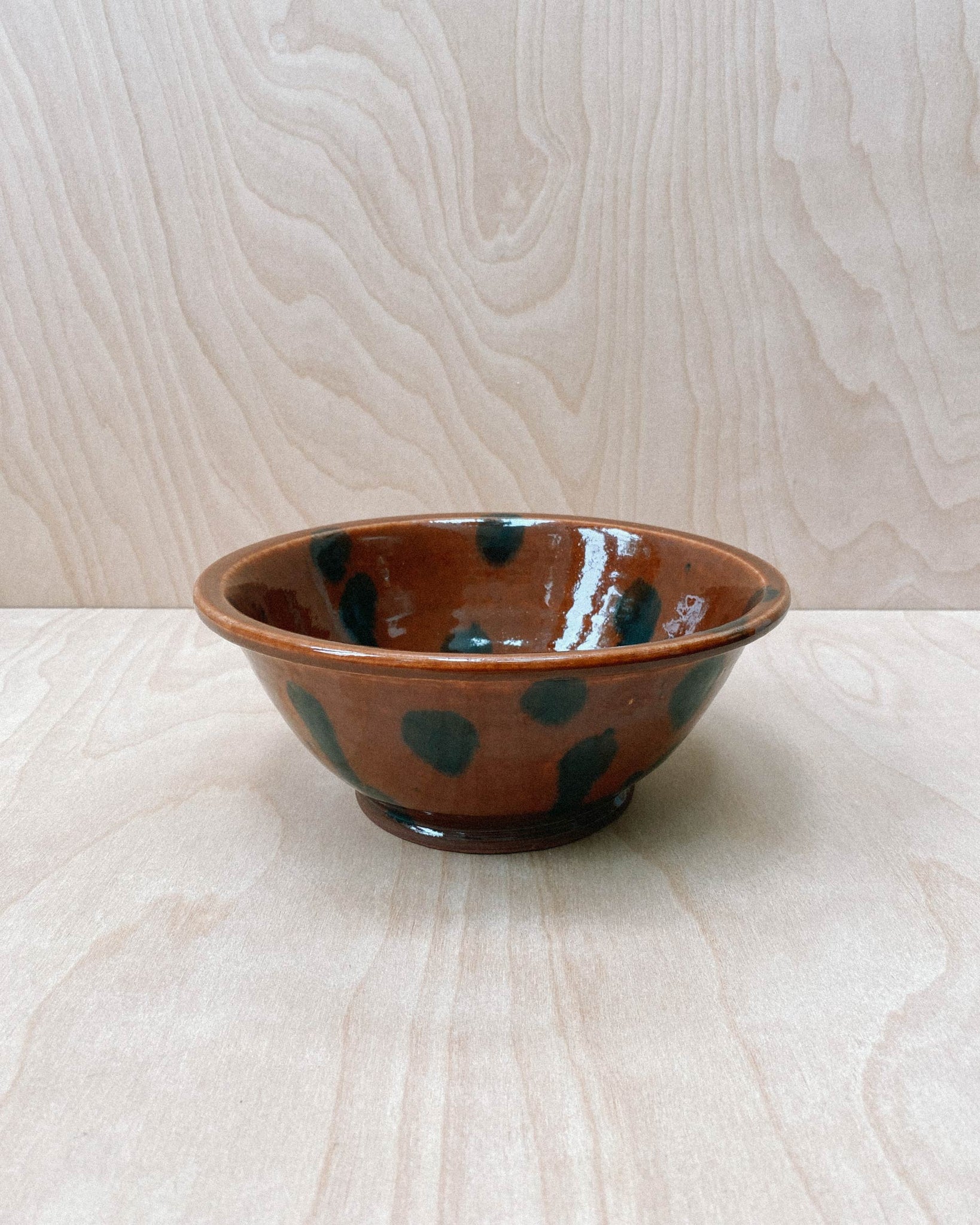 Brown Spotted Bowl