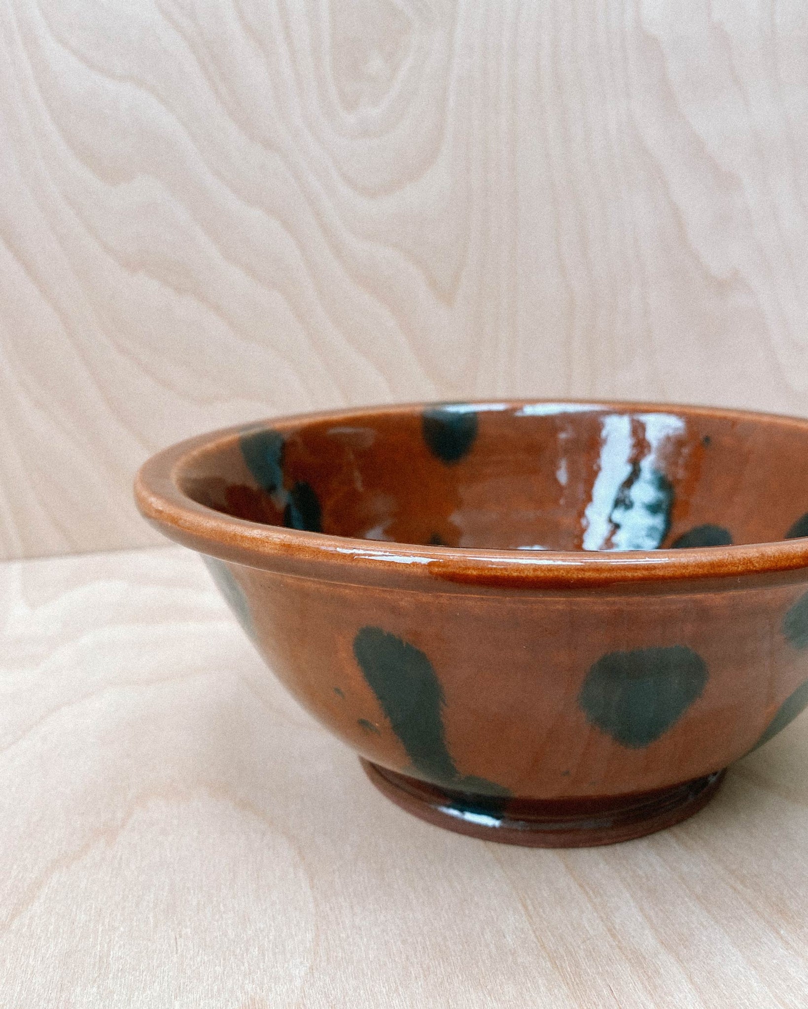Brown Spotted Bowl