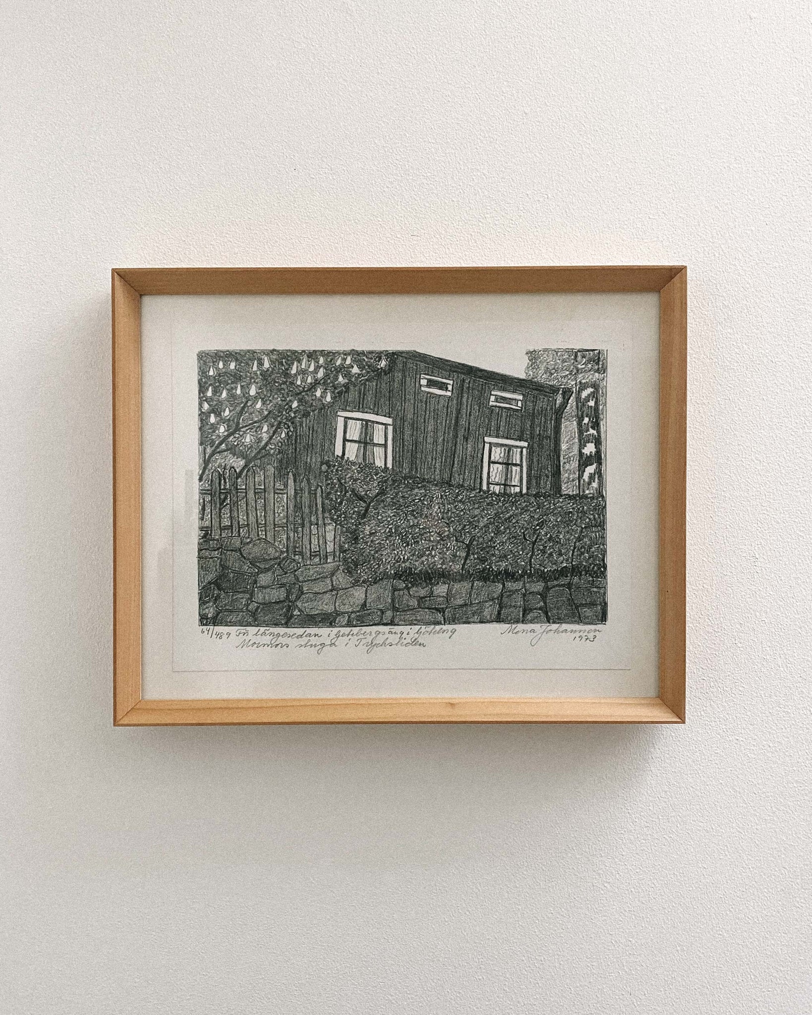House in Gothenburg Lithograph