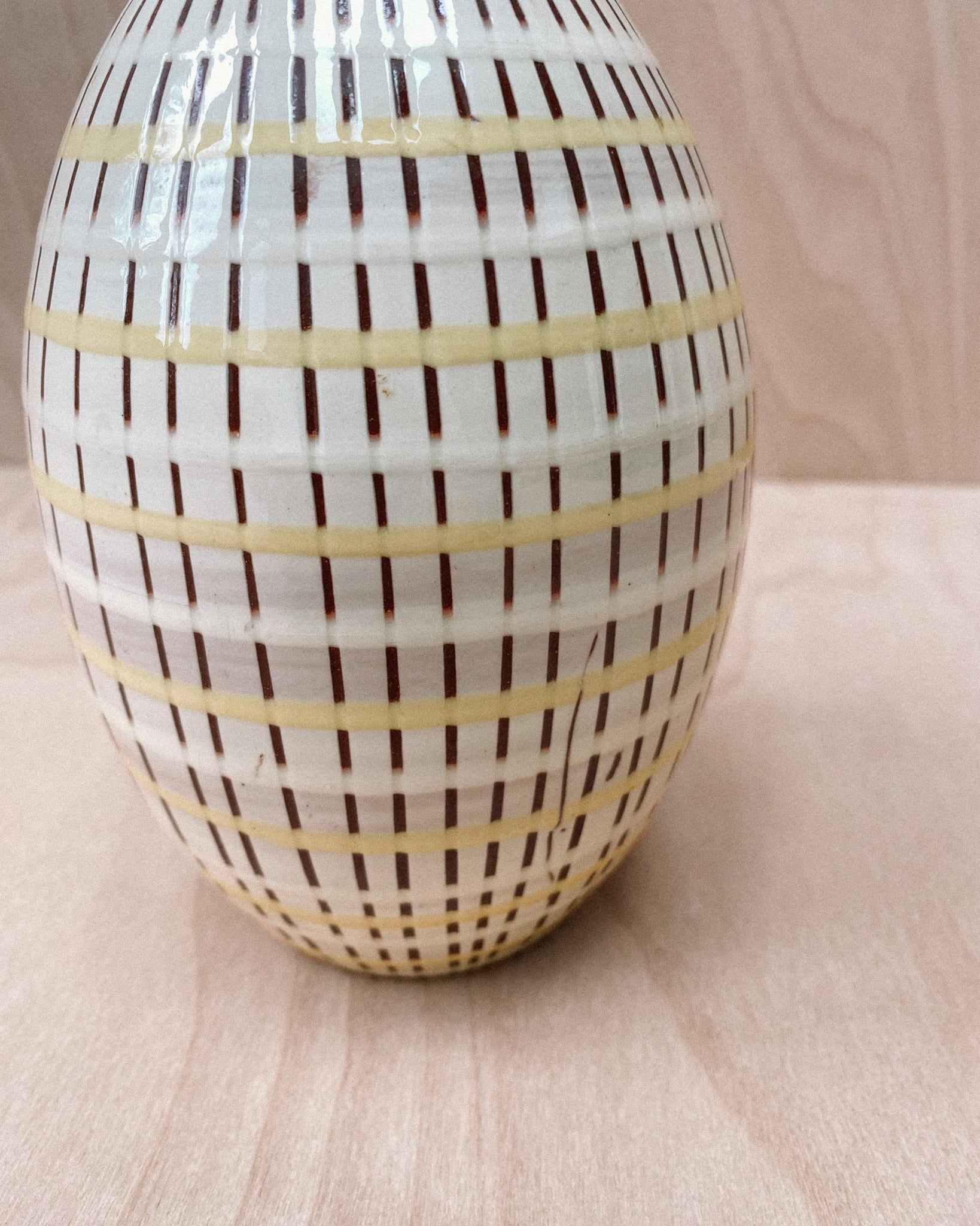 Upsala-Ekeby Striped Vase