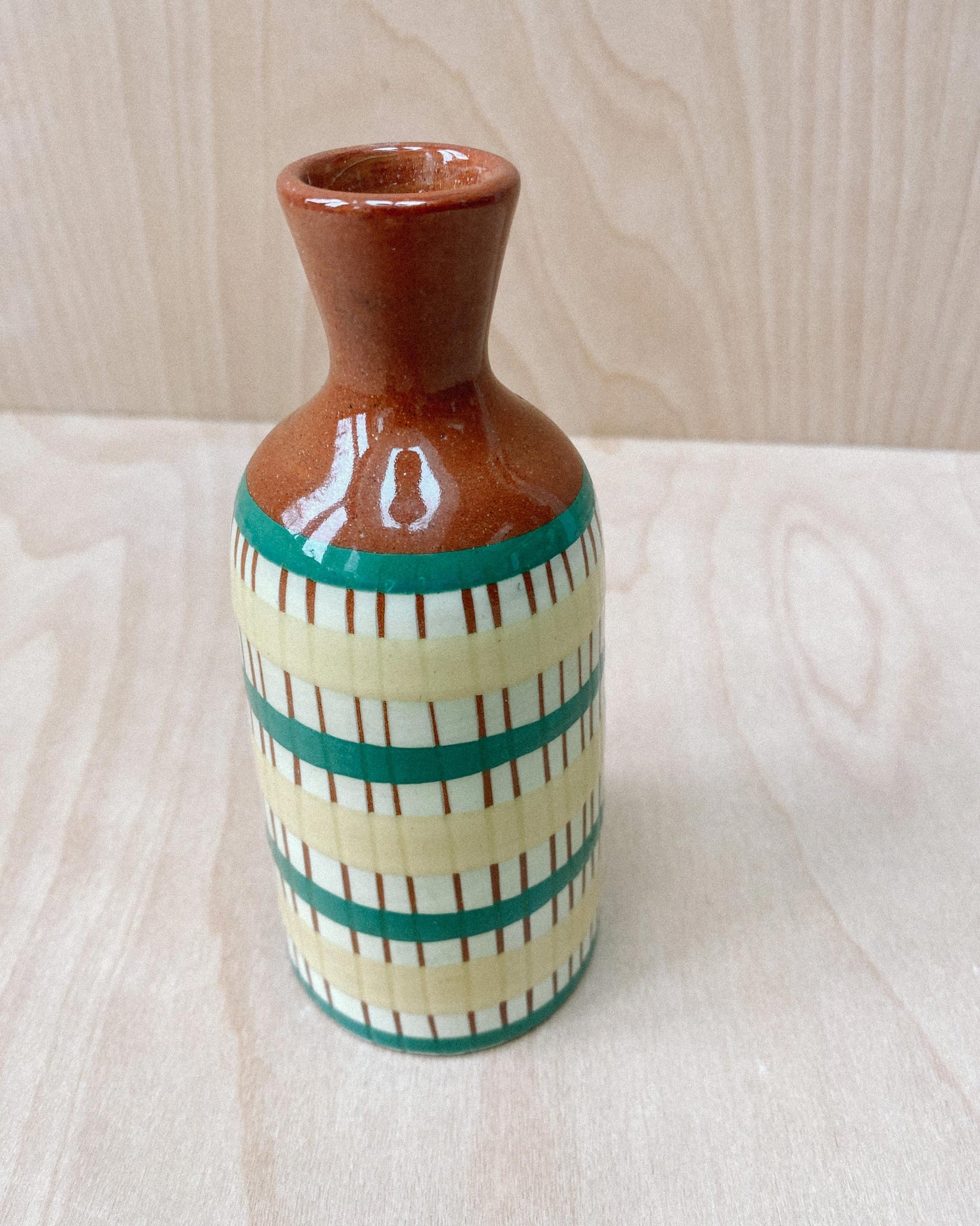 Small Upsala-Ekeby Striped Vase