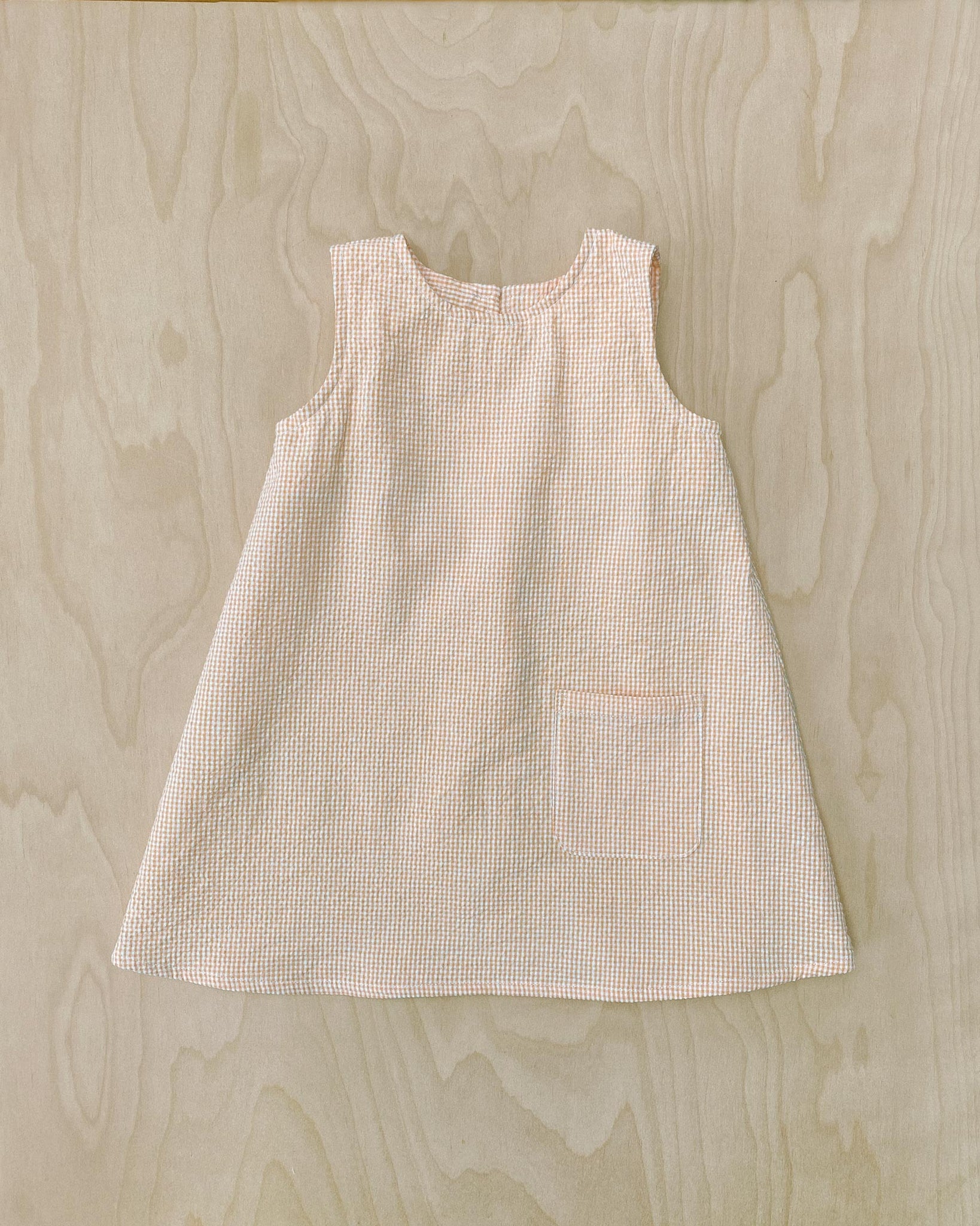 orange and white seersucker dress Picnic Dress in Orange Seersucker