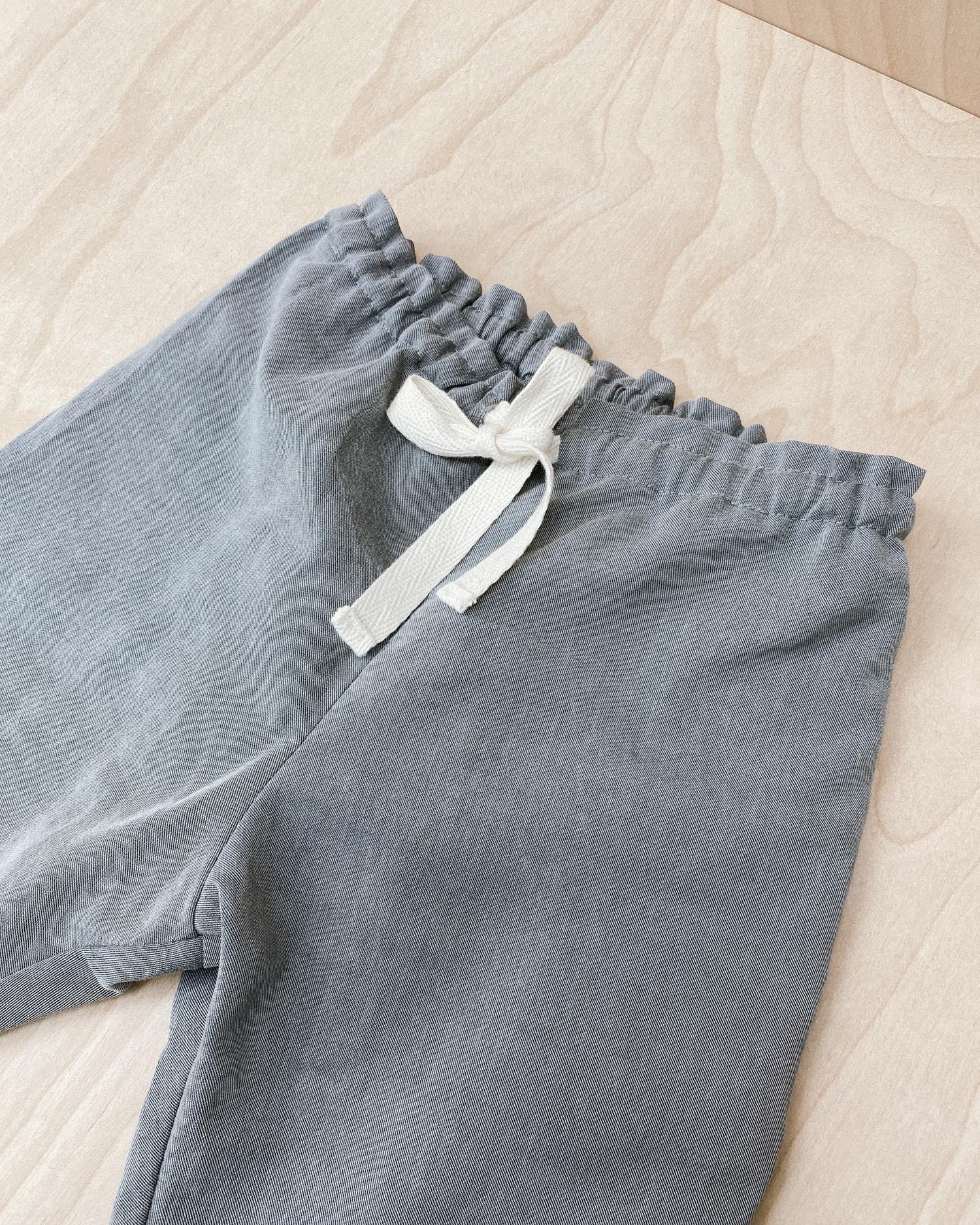 Grey Cotton Pants 12–18M