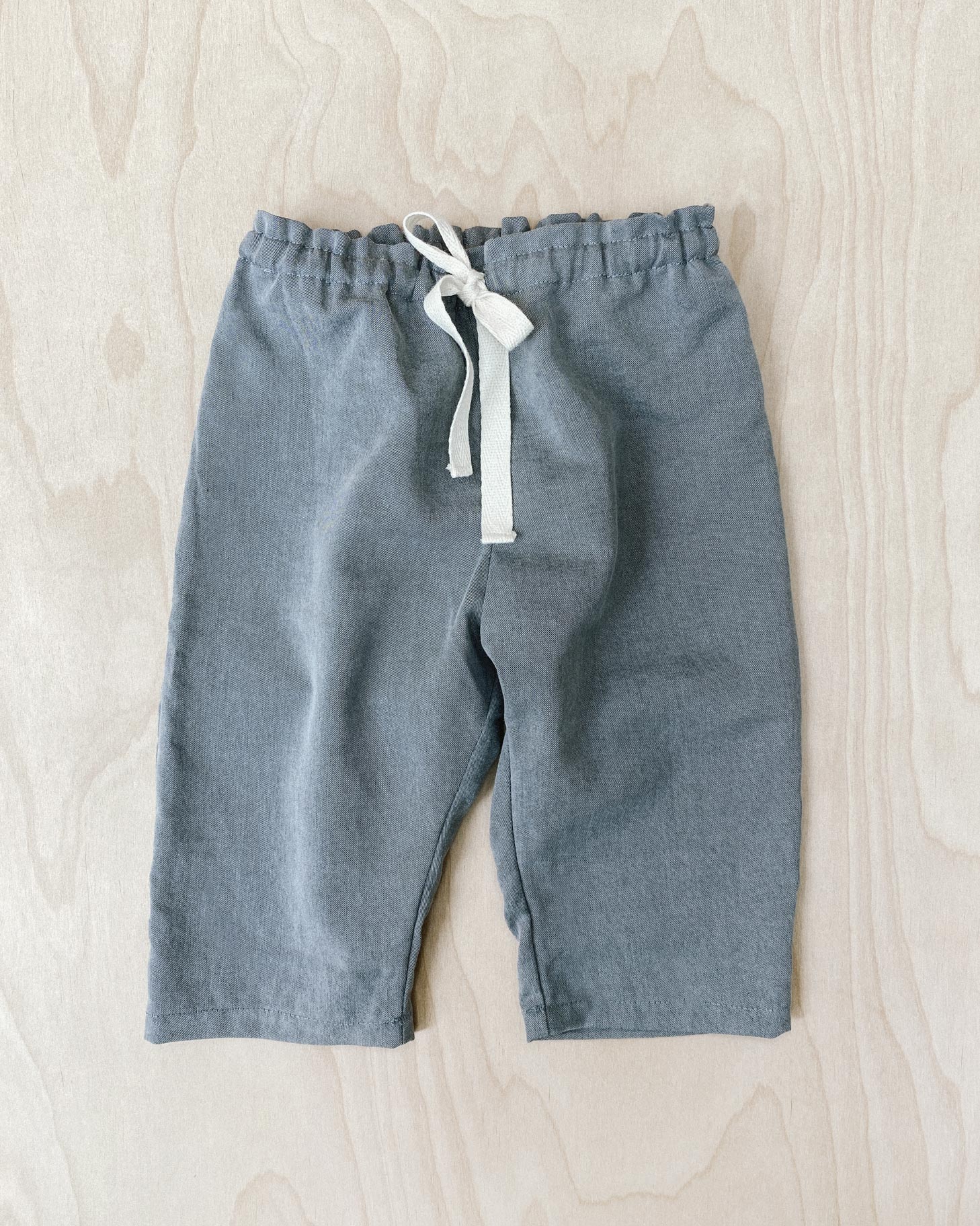 Grey Cotton Pants 12–18M