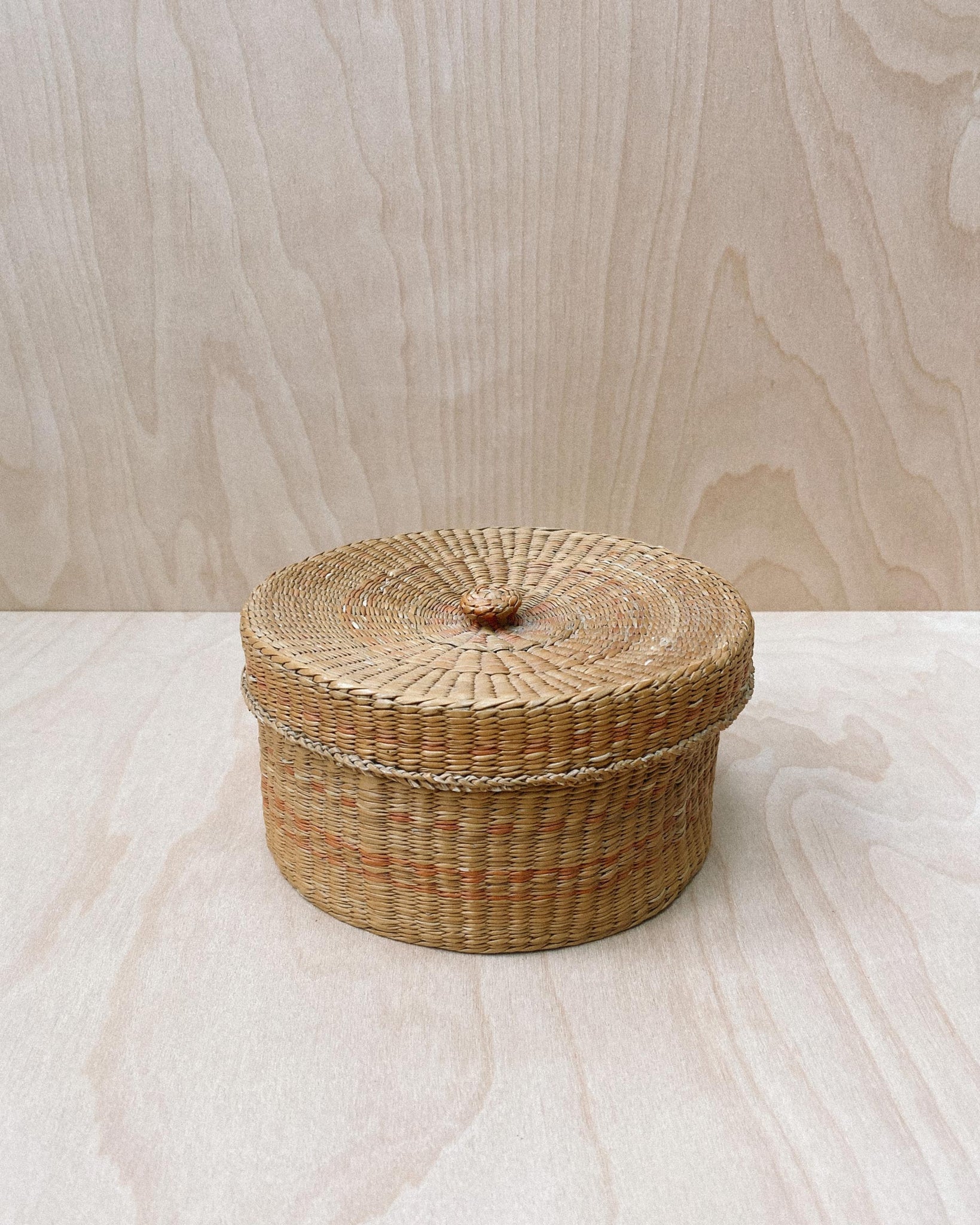 Small Basket With Lid