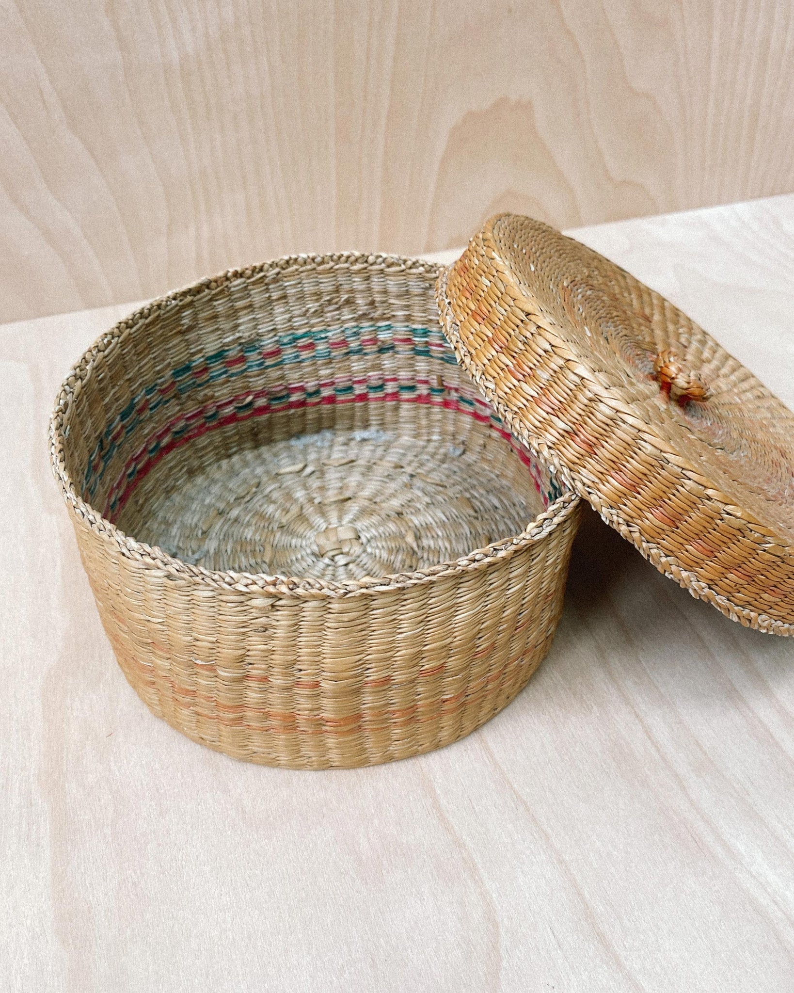 Small Basket With Lid