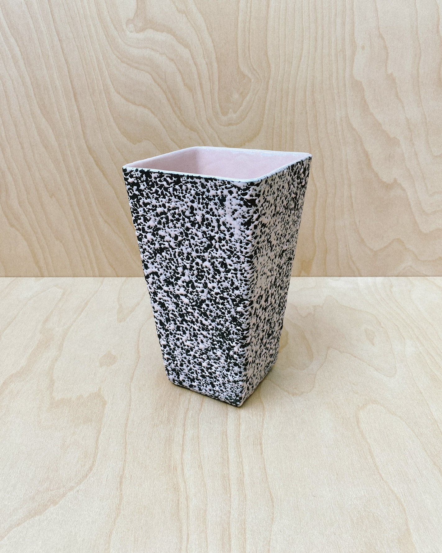Pink Speckled Vase