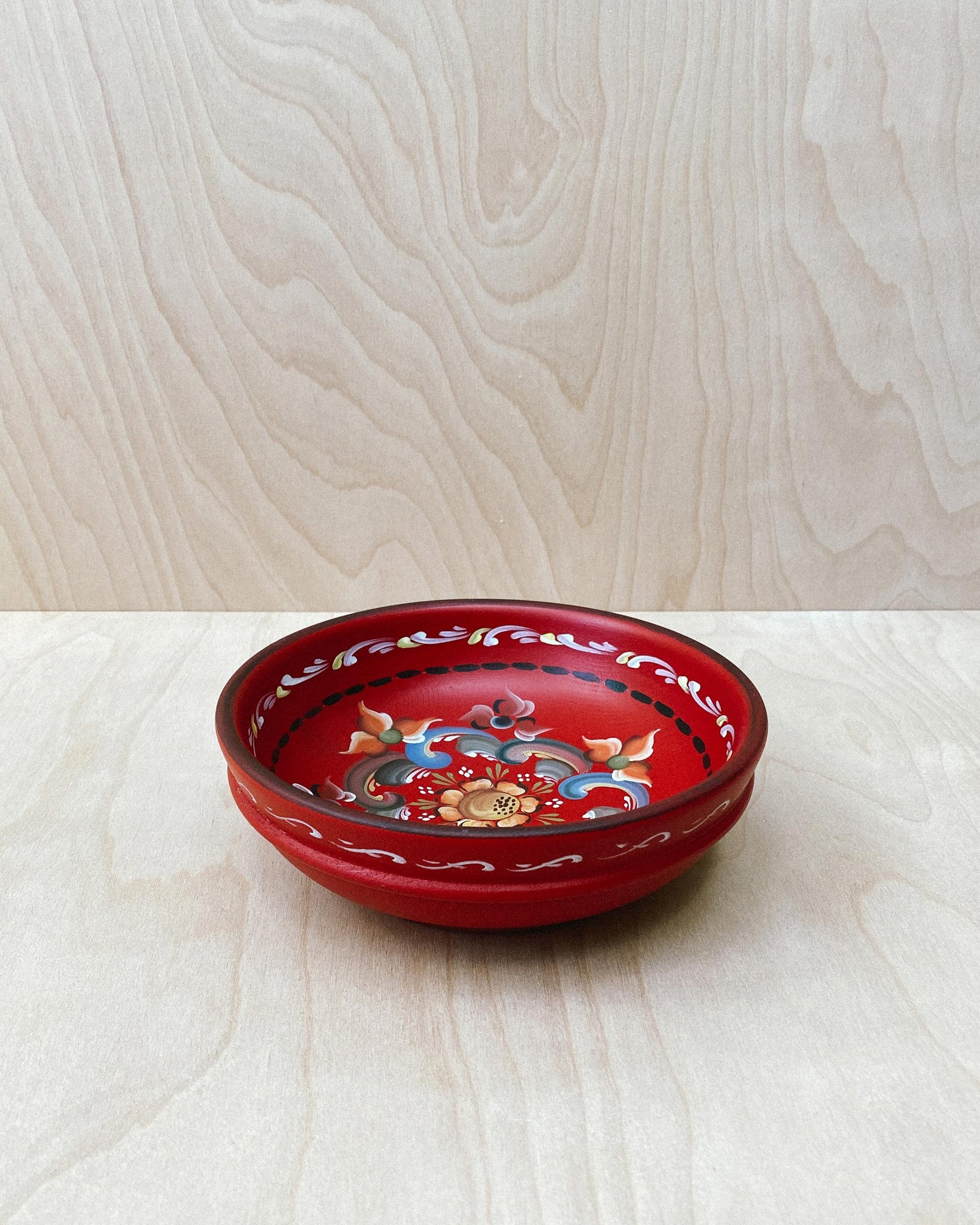 Hand Painted Wooden Bowl