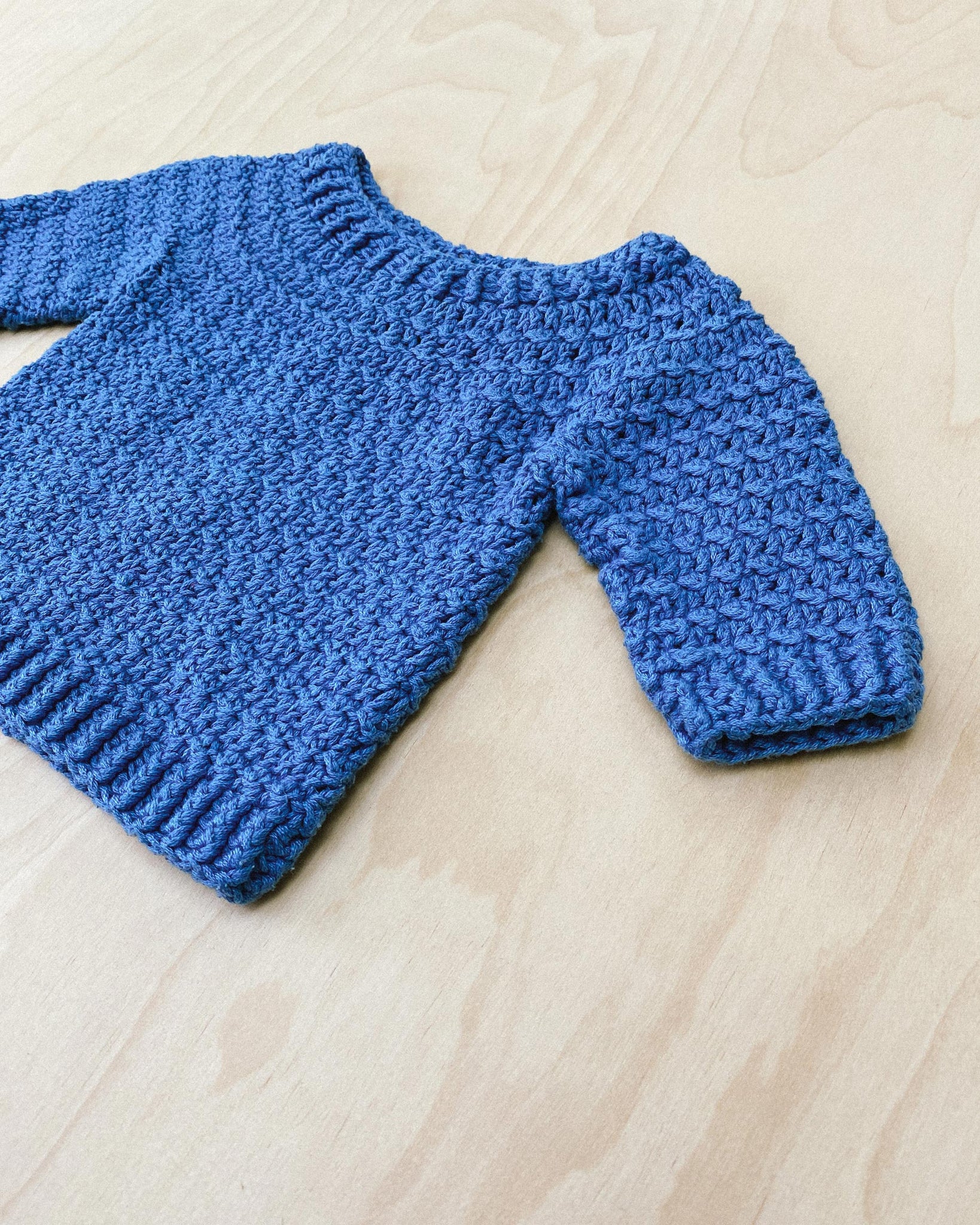 Crocheted Sweater 6–12M