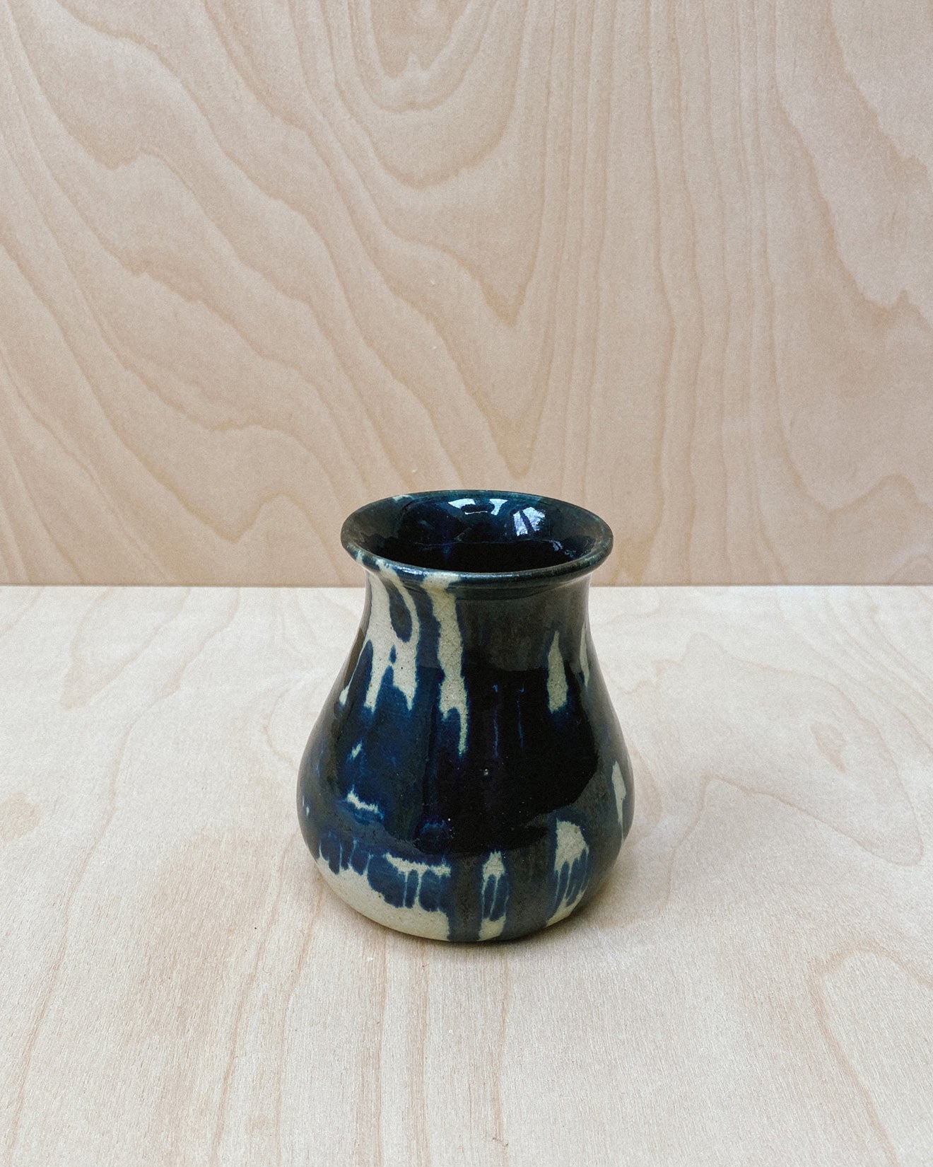 Blue Drip Vase